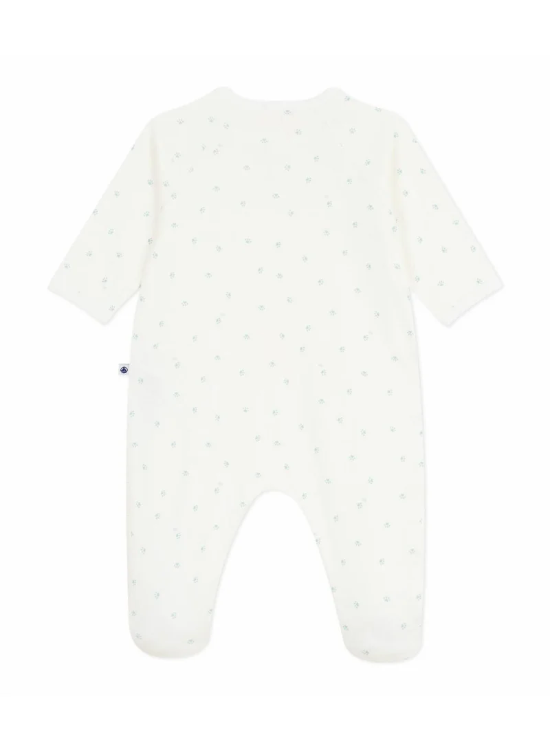 Petit Bateau Babies' printed cotton pyjama suit